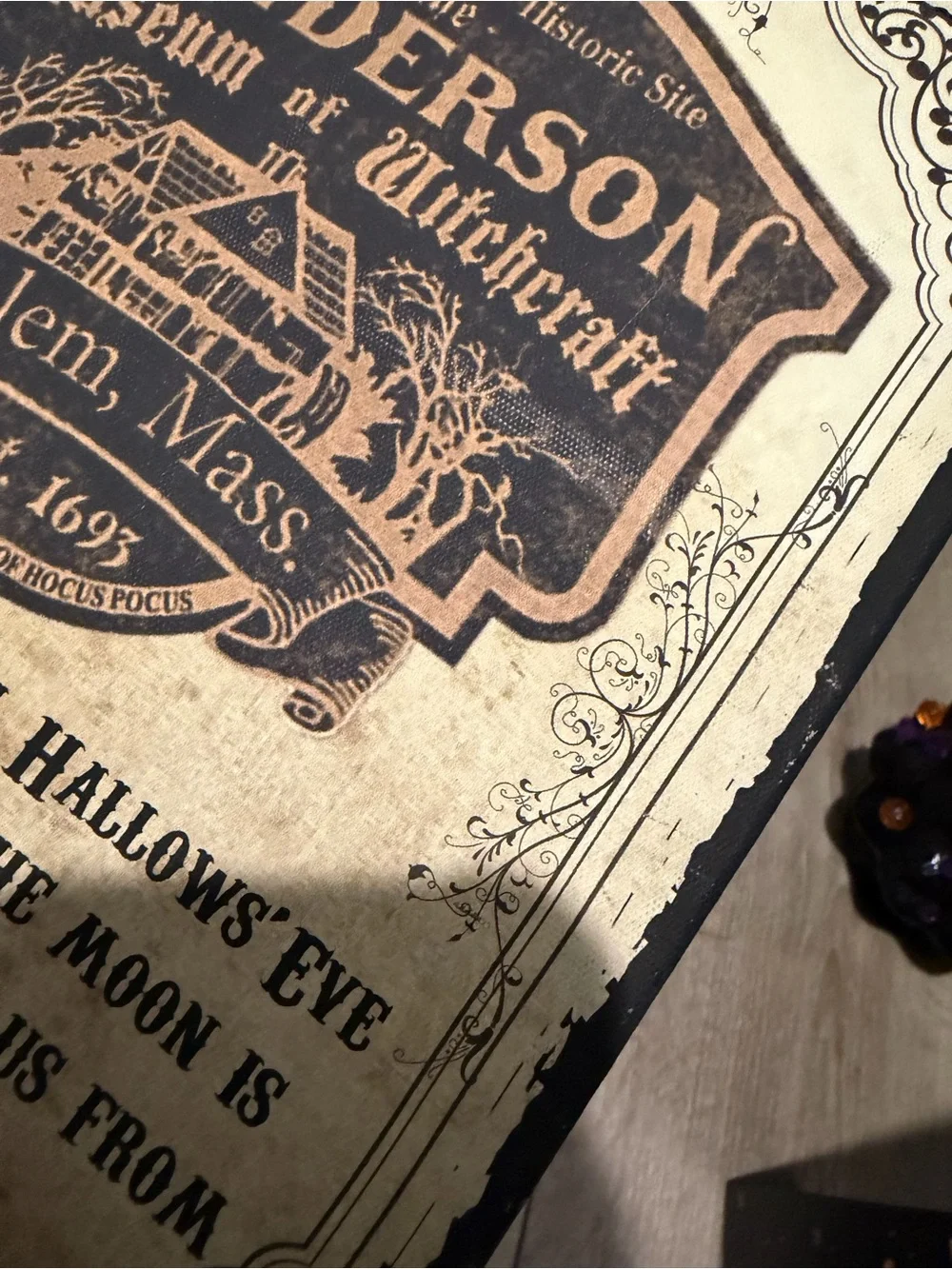 Sanderson Museum of Witchcraft Wall Art Small Canvas(Read)
